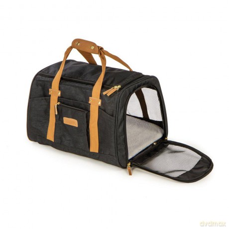Sherpa Pet carrier element black l 48.2x29.8x29.8cm