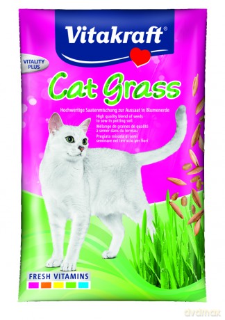 Vitakraft Cat Grass 50g ,Refill