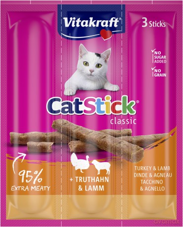 Vitakraft Cat Stick med turkey and lamb