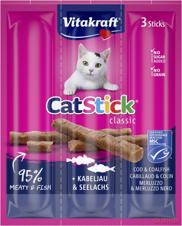 Vitakraft Cat Stick with cod and coalfish