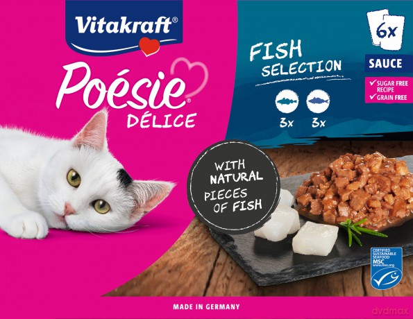 Vitakraft Posie Dlice multipack, variant with fish 6 x85gr