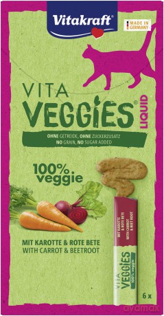 Vitakraft Veggies Liquid Carrot 6x15g