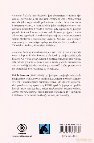 Anatomia ludzkiej destrukcyjności - Erich Fromm [KSIĄŻKA]