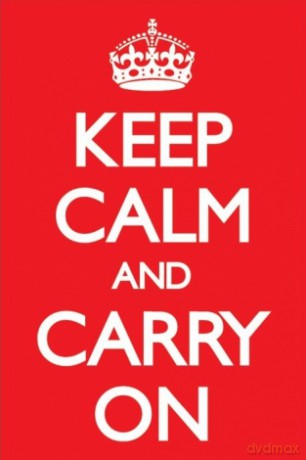Keep Calm And Carry On (Red) [PLAKAT]