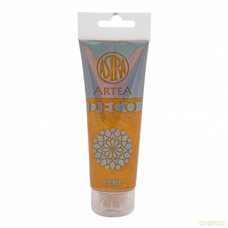 Farba akrylowa Deco Artea 75 ml tuba metaliczny złoty