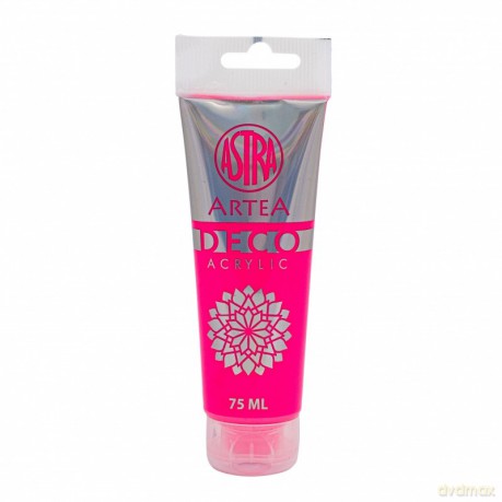 Farba akrylowa Deco Artea 75 ml tuba neonowy różowy