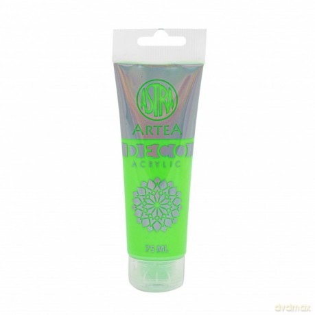Farba akrylowa Deco Artea 75 ml tuba neonowy zielony