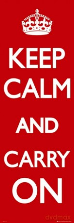 Keep Calm Carry On [PLAKAT]