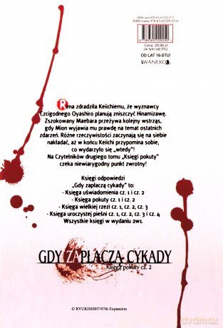Gdy zapłaczą cykady (Tom 8) - Ryukishi07 [KOMIKS]