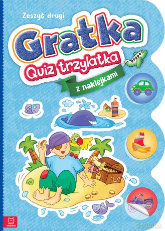 Gratka-Quiz trzylatka. Zeszyt 2 [KSIĄŻKA]