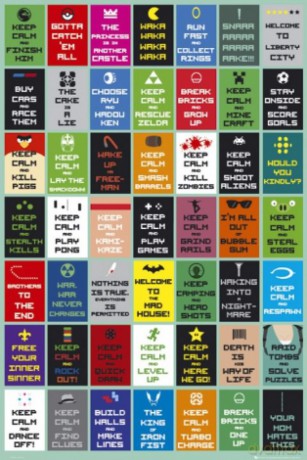 Keep Calm Gaming [PLAKAT]