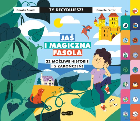 Jaś i magiczna fasola. Ty decydujesz - Coralie Saudo [KSIĄŻKA]