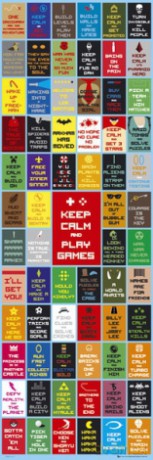 Keep Calm Gaming [PLAKAT]