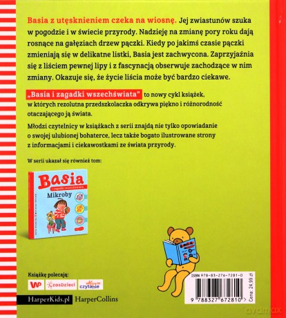 Liście. Basia i zagadki wszechświata. Basia - Zofia Stanecka [KSIĄŻKA]