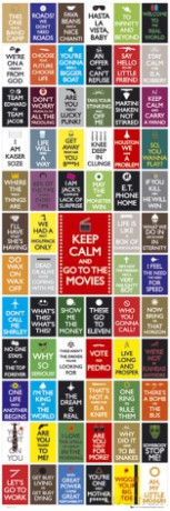 Keep Calm To The Movies [PLAKAT]
