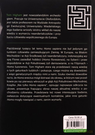 Nie tylko Homo sapiens. Nowa historia pochodzenia człowieka - Tom Higham [KSIĄŻKA]