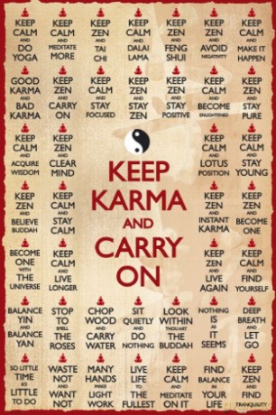 Keep Karma And Carry On [PLAKAT]