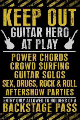 Keep Out (Guitar Hero) [PLAKAT]