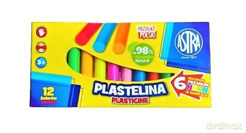 Plastelina Astra 12 kolorów