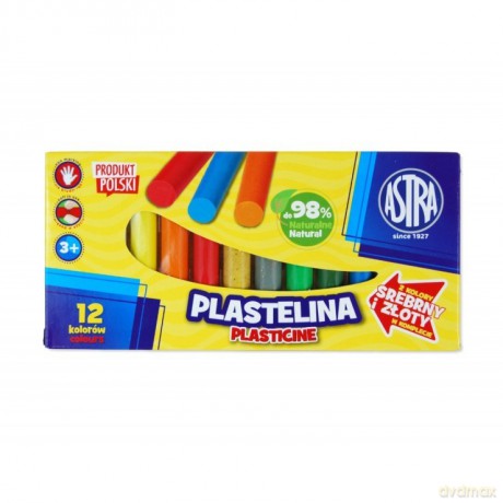 Plastelina okrągła Astra 12 kolorów