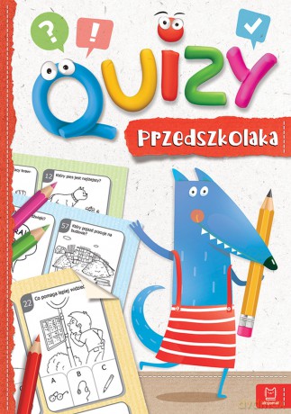 Quizy przedszkolaka (czerwone). Część 3 [KSIĄŻKA]