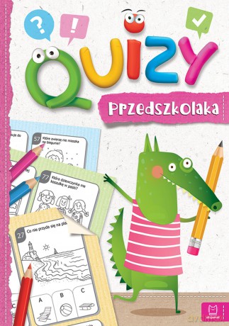 Quizy przedszkolaka (różowe). Część 4 [KSIĄŻKA]