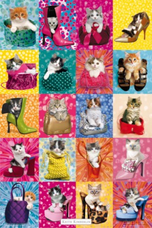 Keith Kimberlin Cat Collage [PLAKAT]