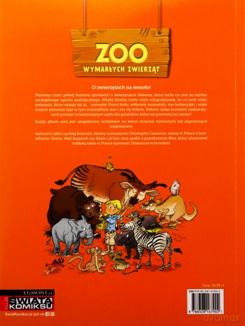 ZOO wymarłych zwierząt (Tom 1) - Christophe Cazenove [KOMIKS]