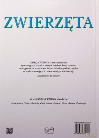 Zwierzęta. Księga wiedzy [KSIĄŻKA]