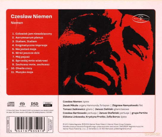 Czesław Niemen: Człowiek Jam Niewdzięczny (Red) [SACD]