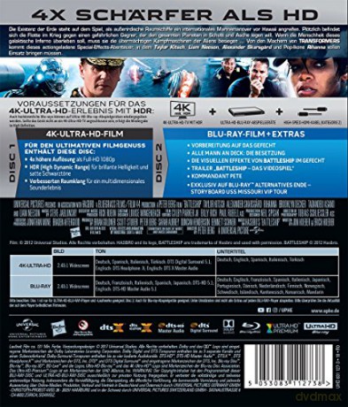 Battleship (Battleship: Bitwa o Ziemię) [Blu-Ray 4K]+[Blu-Ray]
