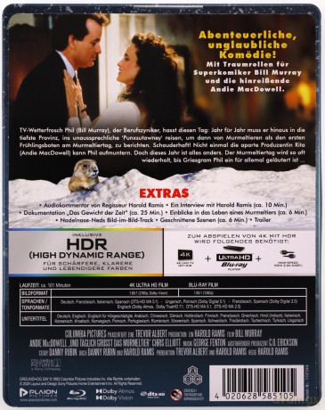 Dzień świstaka (steelbook) [Blu-Ray 4K]+[Blu-Ray]