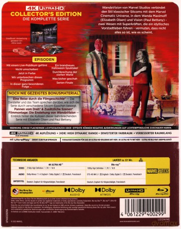 WandaVision (steelbook) [2xBlu-Ray 4K]+[2xBlu-Ray]