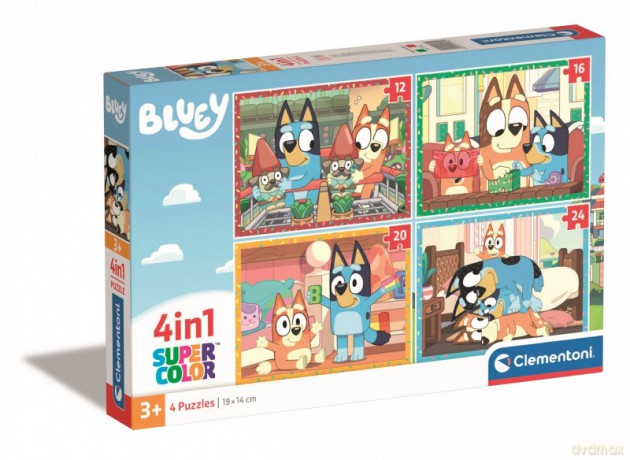 CLEMENTONI 72 el. 4w1 Bluey [PUZZLE]