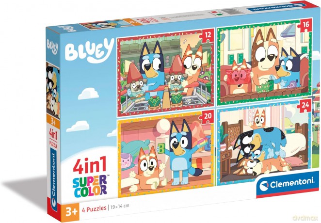 CLEMENTONI 72 el. 4w1 Bluey [PUZZLE]