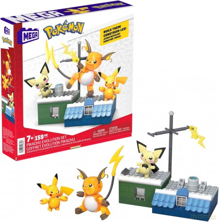 Pokemon Ewolucja Pikachu [KLOCKI]