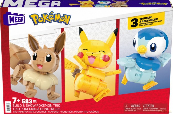 Pokemon Trio Pokemonów [KLOCKI]
