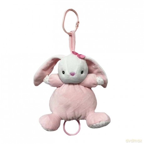 Pozytywka Króliczek z kokardką 18 cm