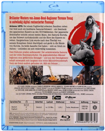 Red Sun (Samuraj i kowboje) [Blu-Ray]