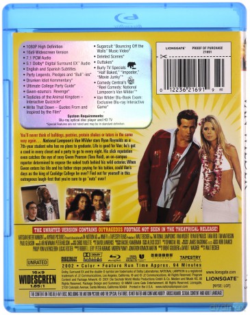 National Lampoon's Van Wilder (Wieczny student) [Blu-Ray]