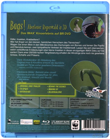 Bugs! A Rainforest Adventure [Blu-Ray 3D]