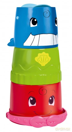 ABC - Bucket with Stacking Cups