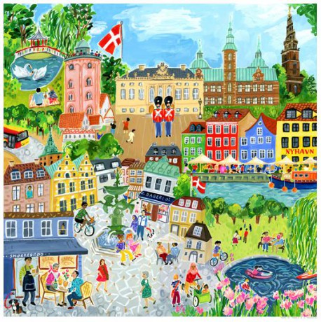 EEBOO - Puzzle - Copenhagen, 1000 pc [PUZZLE]