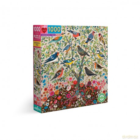 EEBOO - Puzzle 1000 el. - Songbirds Tree [PUZZLE]