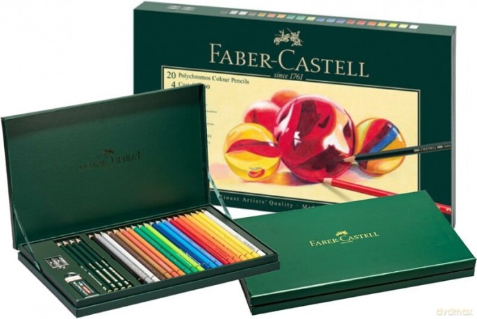 Faber-Castell - Polychromos Gift set + accessories