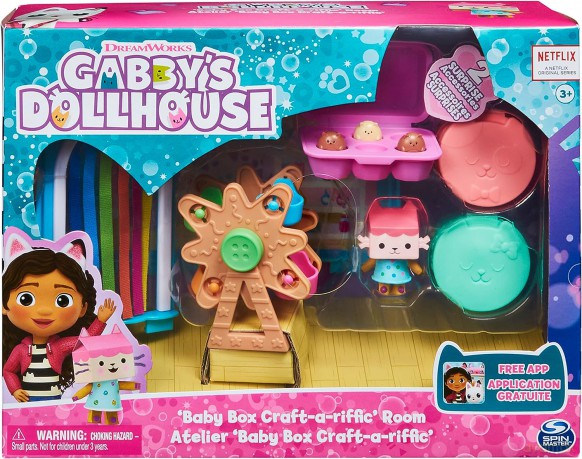 Gabby's Dollhouse - Deluxe Room - Baby box craft-a-riffic Room [FIGURKA]