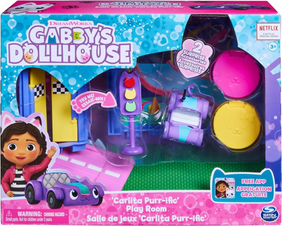 Gabby's Dollhouse - Deluxe Room - Carlita Purr-ific Play Room [FIGURKA]