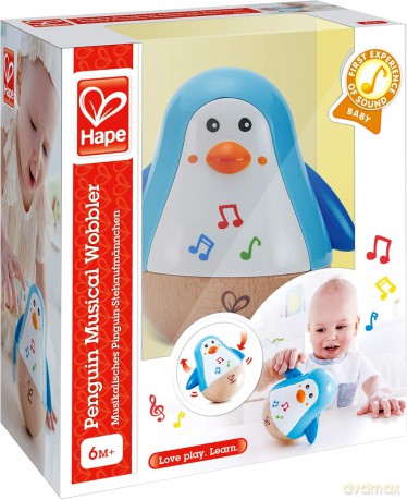 Hape - Penguin Musical Wobbler