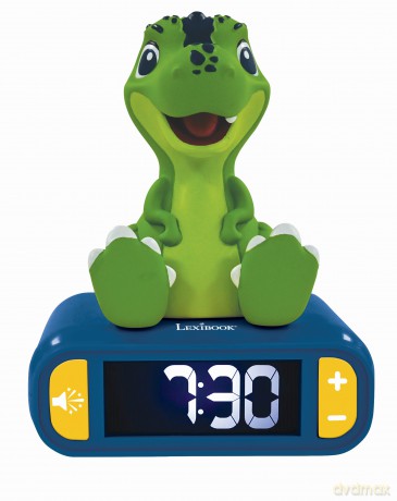 Lexibook - Dino - budzik z figurką
