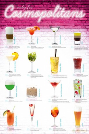 Koktajle, Drinki, Trunki [PLAKAT]